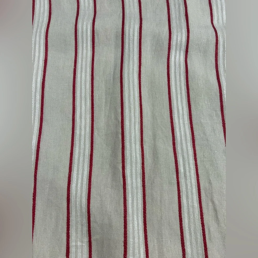 ICHI ANTIQUITES LINEN STRIPE SLEEVELESS DRESS - Picture 10 of 11